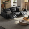 KUKA 0 wall-mounted high-leg modern electric sofa basic version 2.99M-double electric-soft blank-flexible textured leather