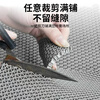 Andatong anti-slip mat PVC hollow floor mat thickened and cuttable carpet outdoor indoor bathroom kitchen drainage anti-slip and oil-proof floor mat gray 1.2m*1m thick 4.5mm