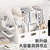 Class 2, Grade 3, Hole Board Book Stand, Desktop Storage Rack, Book Storage Box, Organizing Box, Simple Bookshelf, Student Dormitory, Office Desk Organizer, Pen Holder, Book Stand, Large Back-to-School Stationery