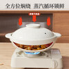 Tuojin imported high-quality clay pot from Japan, household clay pot rice small casserole, high temperature resistant gas stove special pot stew pot with lid, clay medical stone, double-effect anti-cracking, suitable for 3-4 people, 2.1L