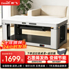Xinfei's 26-year new electric heating table 1.5 meters graphene heating fire table stove table integrated home living room heating coffee table electric heater multi-functional heating table XC-S32D