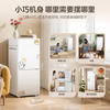 Haier household double-door small two-door refrigerator air-cooled and frost-free two-door ultra-thin fresh-keeping rental room 165-level energy efficiency energy-saving electricity-saving national trade-in subsidy 15% 190 liters refrigerator air-cooled frost-free + DEO purification + height 1.53 meters