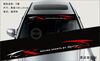 Niurong front windshield car stickers car modification decorative pull-up stickers rear stickers personalized stickers sunshade stickers X Eagle