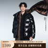 Gao Fan and Tian Xuning same style black gold goose down jacket Pioneer 5.0 five grid 2025 new down jacket black 5.0 L