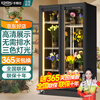 Kadis flower fresh cabinet commercial large-capacity air-cooled flower cabinet fresh-keeping refrigerator flower freezer flower refrigerated fresh-keeping cabinet flower freezer display cabinet air-cooled and frost-free high-end model extra large double door no need for drainage three light switching