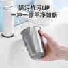 Pure titanium water cup, mouthwash cup, family washing cup, couple and children's toothbrush cup, good-looking, anti-mold, antibacterial, handy water cup, light luxury - large capacity mouthwash cup - 3 pieces 350ML