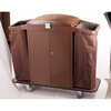 Yusenyi Hotel guest room with door, cover and lock, push linen cart, cleaning service cart, cleaning work cart (painted) 1400x450x1100