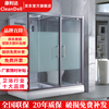 Kanglida CleanDell integrated shower room hotel home 1.8 meters all-in-one bathroom combination with toilet dry and wet separation integrated bathroom 0510 left (1800*1200*2200) without steam