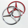 Litian is suitable for Mercedes-Benz three-point star logo A-class c-class e-class rear tail logo trunk car logo personalized modification logo decoration 9cm label Mercedes-Benz bright silver