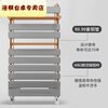 Qinkai copper-aluminum composite small basket bathroom radiator household central heating bathroom storage rack plumbing towel rack copper-aluminum basket B style white - height 600mm