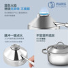 Wangjiajiang 304 stainless steel pot small hot pot pot, one person, one pot, single hot pot special pot, rotating hot pot soup pot, commercial new pulse ignition Swiss small hot pot set 16cm