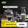 IKEA (IKEA) VARDAGEN jar with lid, transparent glass, can hold biscuits, honey, tea, jar with lid, 1.9 liters