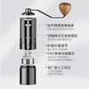 GOK external adjustment hand grinder steel core seven-star household coffee grinder outdoor portable coffee grinder square external adjustment seven-star-gun gray