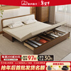 Senna Spring Chinese-style solid wood folding sofa bed all-in-one dual-purpose living room small apartment multi-functional sitting and sleeping single sofa folding bed coconut palm model 185cm*198cm