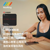 Lingtuo Smart Ring Cardio New Technology ECG Monitoring AI-ECG Diagnosis Ring Blood Pressure Blood Sugar Sleep Heart Rate Blood Oxygen Pressure Menstrual Waterproof Health Brushed Gold No. 8 (Circumference 58.09mm)