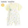 Balabala children's clothing children's jumpsuits baby romper 2026 new fake two-piece fashionable baby clothes for boys and girls