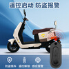 Golden Arrow Electric Motorcycle Triumph Second Generation Electric Motorcycle Takeaway Electric Vehicle Adult 7220 High Power Lead Acid Electric Motorcycle Commuting Battery Vehicle Light Beige White