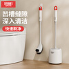 Good wife long handle toilet brush set toilet brush cleaning no dead ends toilet floor brush bathroom gap bathroom double-sided toilet brush