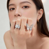 2026 new female smart ring, good-looking couple gift, pedometer, exercise, heart rate, blood oxygen, sleep monitoring, Hipto smart ring, Dieying No. 7, inner diameter 17.4mm