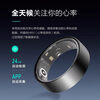 Universal smart ring for Apple mobile phone, good-looking gift for couples, step counting, running, measuring heart rate, blood oxygen, sleep, black, Hipto brand smart ring No. 10 (19.90mm)