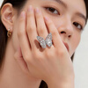 2026 new female smart ring, good-looking couple gift, pedometer, exercise, heart rate, blood oxygen, sleep monitoring, Hipto smart ring, Dieying No. 7, inner diameter 17.4mm