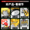 Nongbaishun diesel lawn mower four-wheel drive micro tillage lawn mower gasoline rotary tillage small ditching machine agricultural weeding machine cultivator 20 wide two-wheel drive 170 gasoline weeding wheel + furrow plow