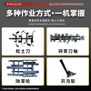 Nongbaishun diesel lawn mower four-wheel drive micro tillage lawn mower gasoline rotary tillage small ditching machine agricultural weeding machine cultivator 20 wide two-wheel drive 170 gasoline weeding wheel + furrow plow