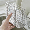 Spence chopstick cage hanging chopstick barrel drain chopstick cage for knife, fork and spoon tableware storage rack dishwasher chopstick basket mildew-proof hanging chopstick cage/stainless steel