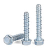 JINGGONG external hexagonal flange concrete self-tapping anchor cement self-cutting screw wall self-drilling expansion nail M6M8M10M12 6*50-7.5 full thread (10 pcs)
