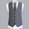 Men's Thin Vest Suit Vest Spring and Autumn Top Business Casual Vest Black Professional Fit Dress Gray MJ 4XL Weight 155-165 catties