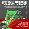 Cottage new four-wheel drive diesel weeder, gasoline, soil loosening, ditching, rotary tillage, weeding artifact, grass breaking machine, micro-tillage, Chongqing gasoline two-wheel drive hand-pulled machine, 40 blades wide, 30 blades, weeding wheel + furrowing plow