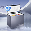 Haier air-cooled frost-free freezer frequency conversion home commercial frost-free freezer refrigeration and freezing dual-purpose freezer first-class energy efficiency electronic temperature control trade-in dual frequency conversion -38 degrees | black gold purification and antibacterial | first-class energy efficiency 201L