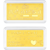 Saturday Blessing Our Anniversary Investment Gold Bar Accumulated Gold Pure Gold Birthday Gift A1212671 About 1g