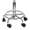 Wenstan WST208 workshop stool stainless steel assembly line work stool round lifting swivel chair hospital workstation wheel type