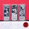Chen Yinjiang pure silver 999 silver bar twelve zodiac signs silver bars silver ingot embossed investment collection silver brick birthday gift twelve zodiac sign silver bars 10 grams * 12 pieces weighing 120 grams silver style