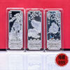 Chen Yinjiang pure silver 999 silver bar twelve zodiac signs silver bars silver ingot embossed investment collection silver brick birthday gift twelve zodiac sign silver bars 10 grams * 12 pieces weighing 120 grams silver style