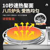 Dekebang's new multi-grain pancake machine, commercial stall, gas griddle, fryer, all-in-one machine, griddle noodle cooking machine, Eastern cooker, combined rotary type 45 + griddle type 55 (comes with tools + tutorial)