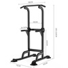 MIKING horizontal bar home pull-up device indoor single and parallel bar multi-functional children's height increasing men's and women's stretching fitness equipment 4001F black + pull-up hook
