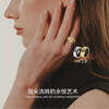 SHAKESPEARE Smart Ring Sleep Monitoring Female Niche Design Couple Ring Light Luxury Crushed Ice Gold No. 18