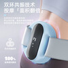 CALLIVEN fascia ring fat removal machine fascia gun massager hot compress shaking machine home weight loss lazy man artifact sports equipment slim belly fat burning basic model knight black - no screen display / free belt + 4000mAh high battery life