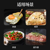 Old artist's cast iron pan uncoated and not easy to stick eggs frying pan thickened cast iron pan pancake pan steak gas stove induction cooker
