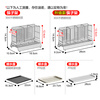 Jimi 304 stainless steel chopstick barrel kitchen chopstick storage box countertop household drain rack chopstick cage 304 stainless steel chopstick holder