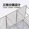 Jimi 304 stainless steel chopstick barrel kitchen chopstick storage box countertop household drain rack chopstick cage 304 stainless steel chopstick holder