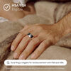 OURARing 5 Wang Hong same style smart ring sleep monitoring health tracking heart rate temperature exercise recovery ring oura ring brushed silver 11