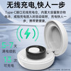 24-hour health monitoring smart ring, blood pressure, heart rate and blood oxygen monitoring, sleep, multiple exercise modes, non-sensory wearing smart ring, black, free charging compartment + heart rate + blood oxygen + blood pressure + sleep + exercise + non-sensory wearing, size 10, diameter 20, finger circumference 63