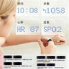 Smart health ring accurately monitors heart rate, blood oxygen, sleep, temperature, pressure, steps, calories, IP68 waterproof, swimming and bathing, wearable, magnetic fast charging, super long battery life, thin, bright gold, free charging compartment, size 13, 22.3mm, recommended 80-85kg