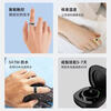 New multifunctional smart ring, 24-hour health monitoring, heart rate, blood oxygen, sleep, exercise, pedometer, IP68, deep waterproof, magnetic fast charging, long battery life, light, thin, invisible, versatile, black, free charging compartment, size 10, 20mm, recommended 70-75kg