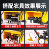 Wornonside lawn mower, multifunctional lawn mower, diesel engine weeder, orchard mower, four-wheel drive micro tiller, 50 wide, four-wheel drive 170, Chongqing Yaohu gasoline model, weeding (single axis) + soil loosening + plow
