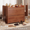Desktop storage box Japanese cosmetics storage box dust-proof storage rack dressing table organizer perfume storage cabinet 4-layer 50*20*55cm acrylic double-layer sliding door