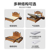 Yingyuan all solid wood children's bed boys and girls 1.2m single bed solid wood storage bed children's suite furniture student bed single bed 1200mm*2000mm frame structure
